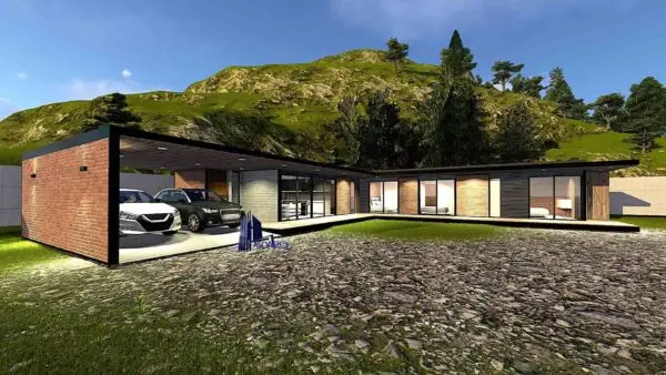 Planos de Construcción Casa Tipo L